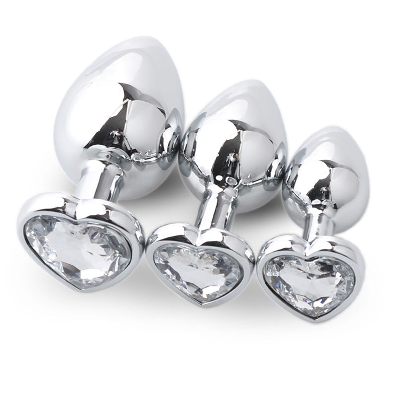 Heart-Shaped Anal Plug Set