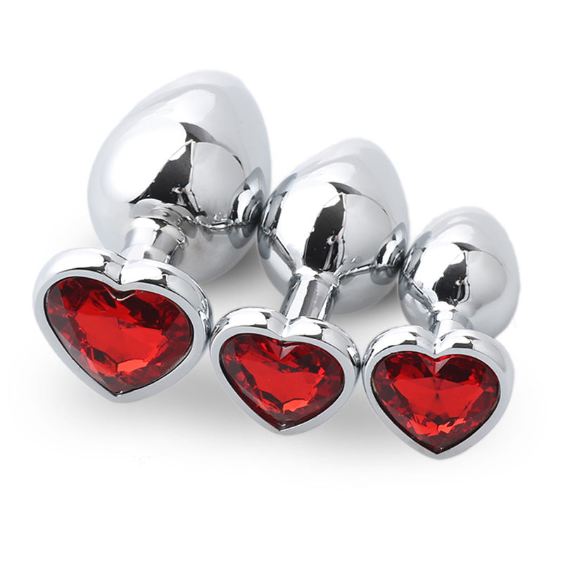 Heart-Shaped Anal Plug Set