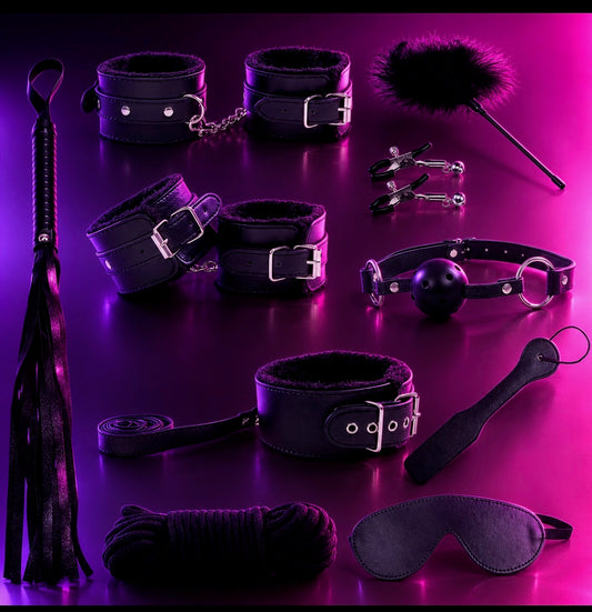 Beginner BDSM Set - 10 Piece Set