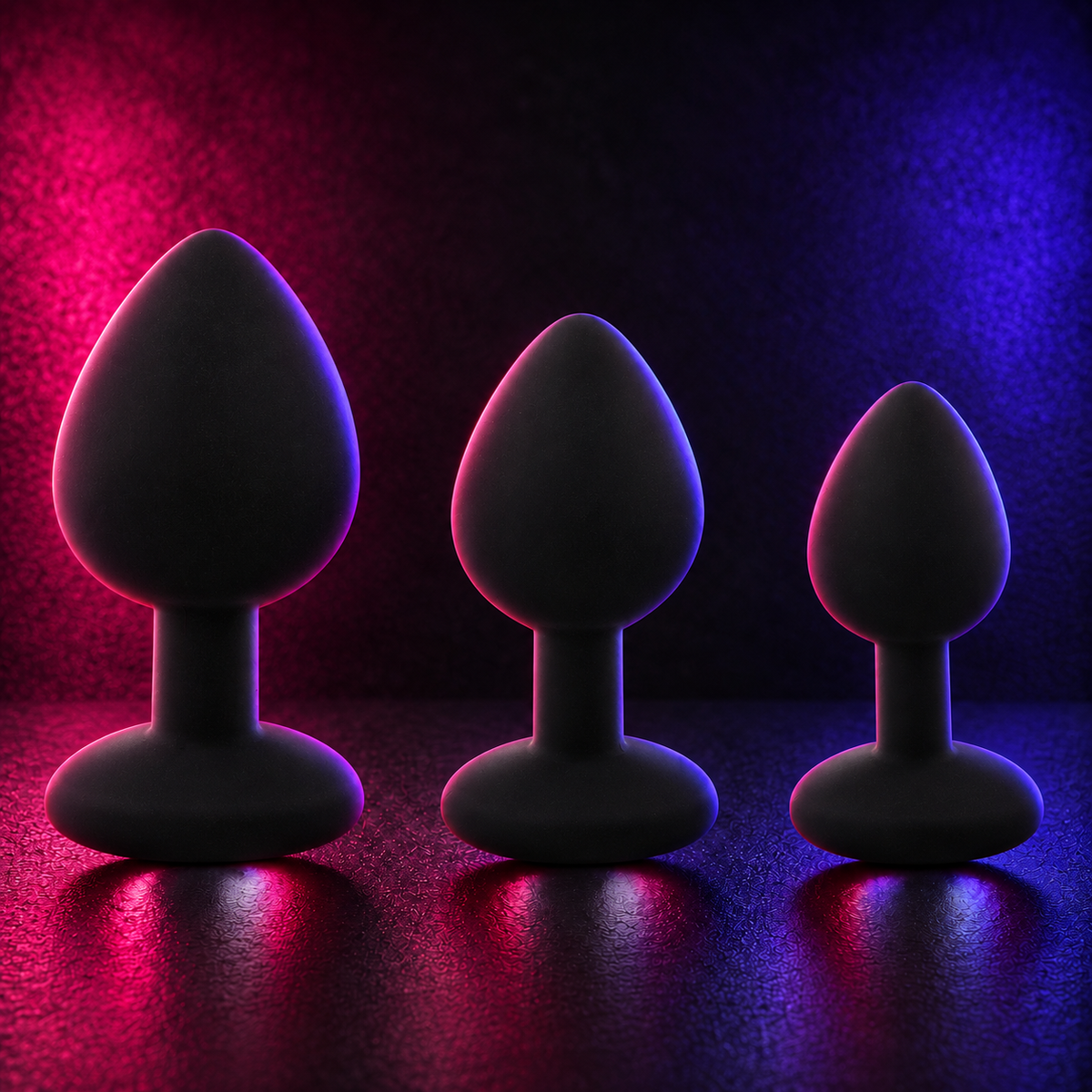 Silicone Anal Plug Set