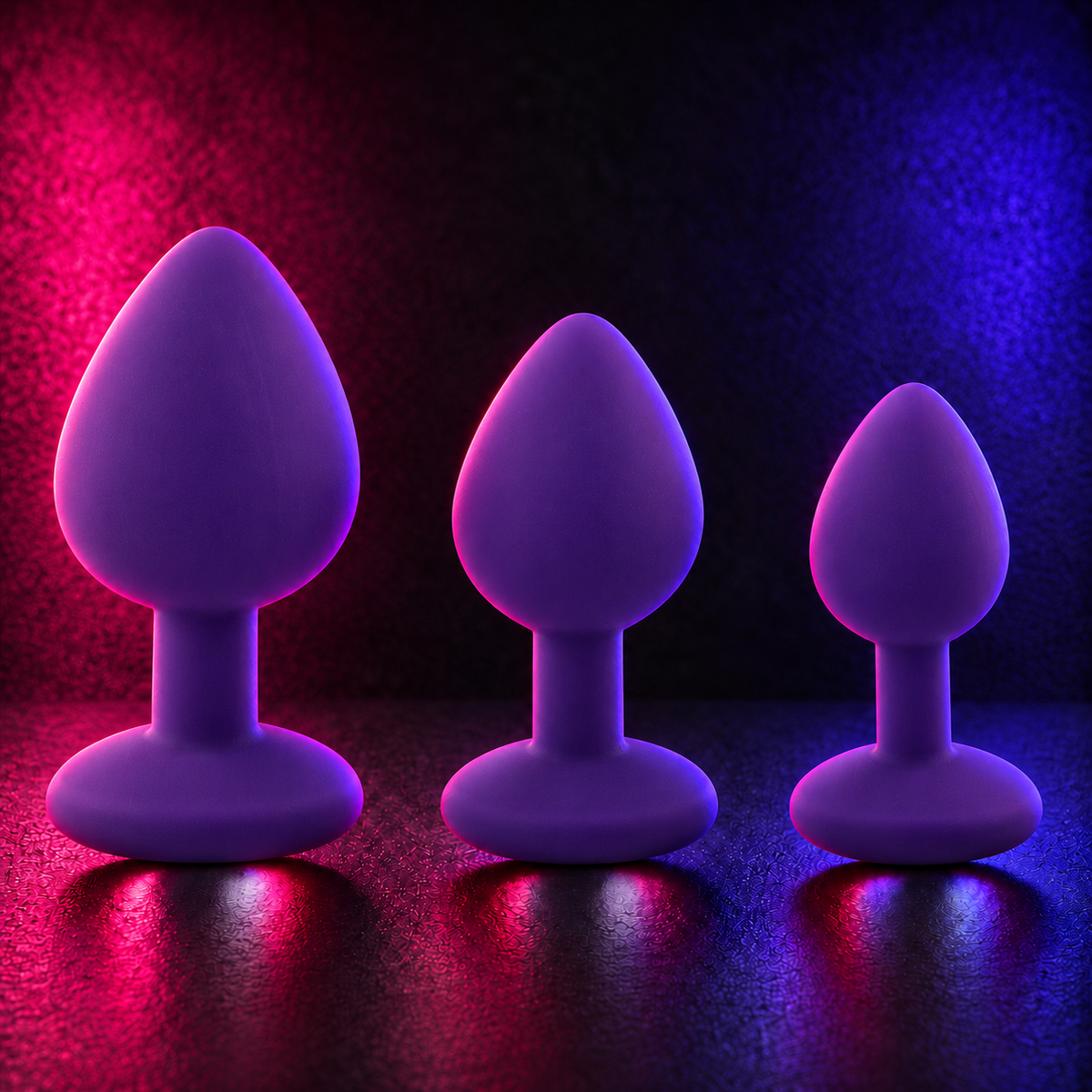 Silicone Anal Plug Set